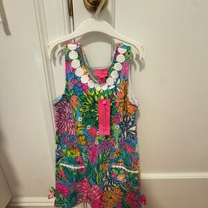 NWT Lilly Pulitzer Little Lilly Knit Shift Dress M (6-7)